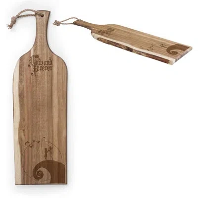 Picnic Time Jack And Sally Artisan Acacia Serving Platter In Brown