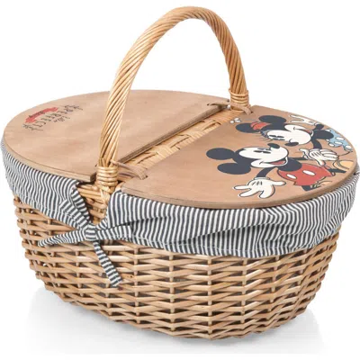 Picnic Time Mickey Country Basket In Brown