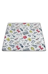 Picnic Time Mickey Mouse & Friends Polar Fleece Blanket Bag In Black