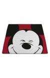 Picnic Time Mickey Mouse Polar Fleece Blanket Bag In Black