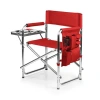 Picnic Time Mickey Mouse Portable Folding Sports Chair In Red