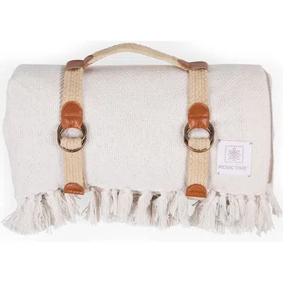 Picnic Time Montecito Outdoor Picnic Blanket In Gray