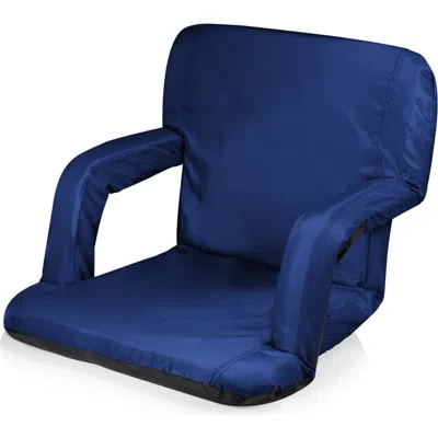 Picnic Time Oniva Ventura Portable Reclining Stadium Seat In Blue