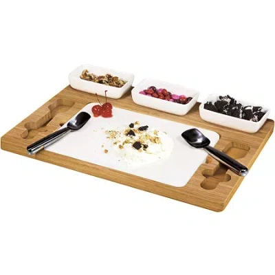 Picnic Time Parlor Ice Cream Mixing Set In Multi