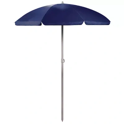 Picnic Time Portable Beach/picnic Umbrella In Blue