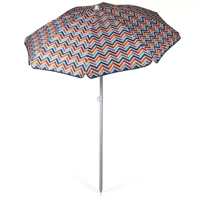 Picnic Time Portable Beach/picnic Umbrella In Multi