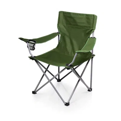 Picnic Time Ptz Camp Chair In Green