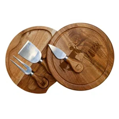 Picnic Time Ratatouille – Acacia Brie Cheese Cutting Board & Tools Set In Brown