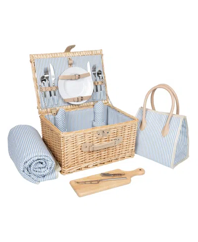 Picnic Time Serenade Picnic Basket, Service For 2, Exclusively At Macy's In Blue