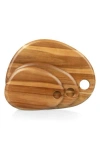 Picnic Time Set Of 3 Pebble Shaped Serving Boards In Brown