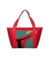 Picnic Time Star Wars Boba Fett Topanga Cooler Tote Bag In Red