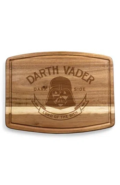 Picnic Time Star Wars™ Darth Vader Ovale Acacia Cutting Board In Brown/darth