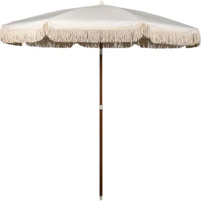 Picnic Time Summerland Portable Beach Umbrella In Gray