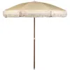 Picnic Time Summerland Portable Beach Umbrella In Neutral
