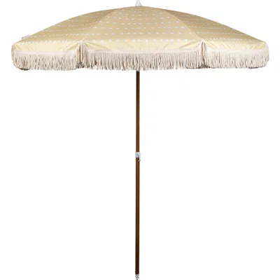 Picnic Time Summerland Portable Beach Umbrella In Neutral