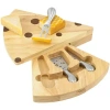 Picnic Time Swiss Cheeseboard With Tools In Brown