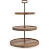 Picnic Time Tapas Serving Tray In Brown