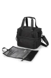 Picnic Time Tarana Lunch Cooler Tote Bag & Utensils In Black