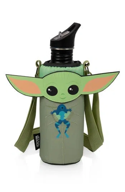 Picnic Time The Child Bottle & Cooler Sleeve Set In Green