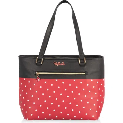 Picnic Time Uptown Cooler Tote Bag In Black