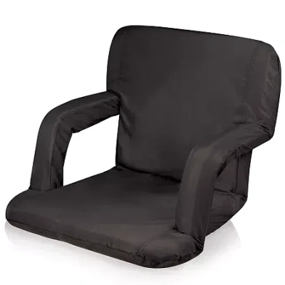 Picnic Time Ventura Reclining Seat In Black