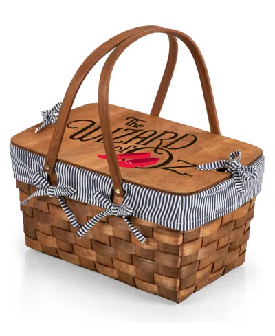 Picnic Time Wizard Of oz Kansas Hand-woven Picnic Basket