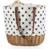 Picnic Time X Disney® Mickey Mouse Coronado Basket Tote In Beige
