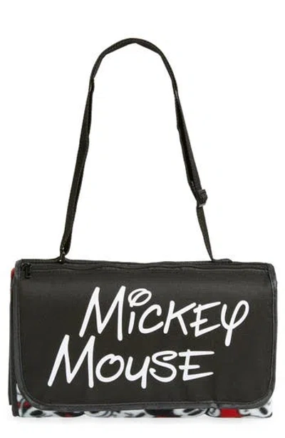 Picnic Time X Disney Mickey Mouse Outdoor Picnic Blanket Tote In Red