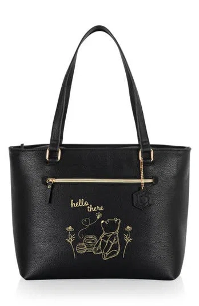Picnic Time X Disney® Winnie The Pooh Uptown Cooler Tote Bag In Black