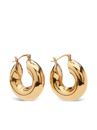 Pico Copenhagen Mara Chunky Hoop Earrings In Gold
