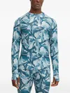 Picture Abstract-print Base Layer In Multi