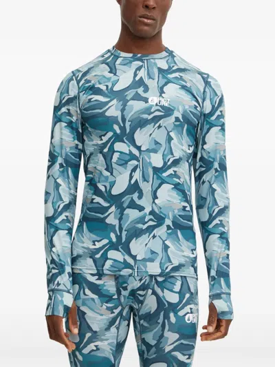 Picture Abstract-print Base Layer In Multi