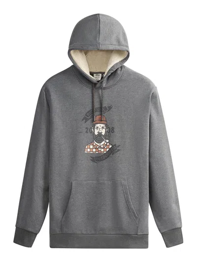 Picture Chuchie Plush Hoodie In Grey