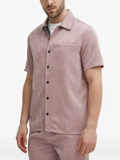 Picture Corduroy Pocket Shirt In Pink