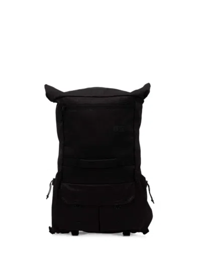 Picture Grounds 18 Roll-top Zip-pocket Backpack In Black