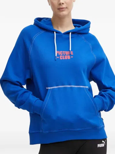 Picture Kuray Graphic-print Hoodie In Blue