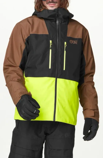 Picture Organic Clothing Picture Object Waterproof Insulated Jacket In Cocoa Brown Black