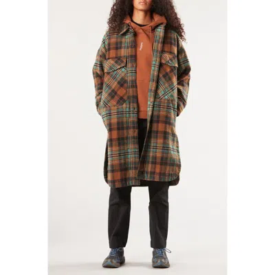 Picture Organic Clothing Sotola Plaid Recycled Cotton Fleece Coat In Multi