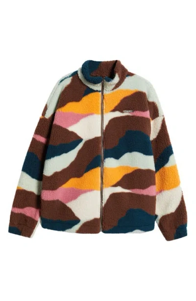 Picture Organic Clothing Strates Fleece Jacket In Strates Print