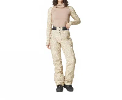 Picture Organic Clothing Women's Treva Printed Straight Pants In Textury Print In Gray