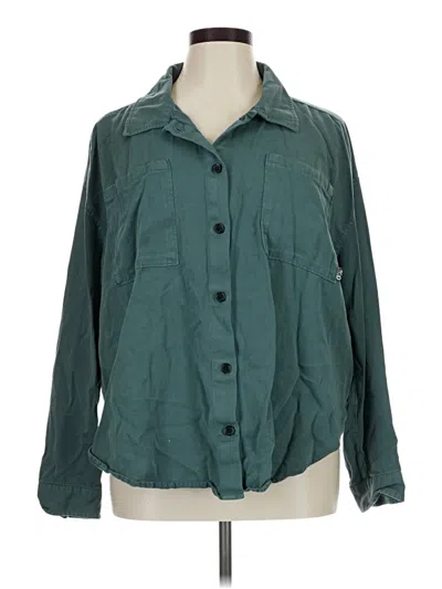 Pre-owned Picture Organic Long Sleeve Blouse In Teal