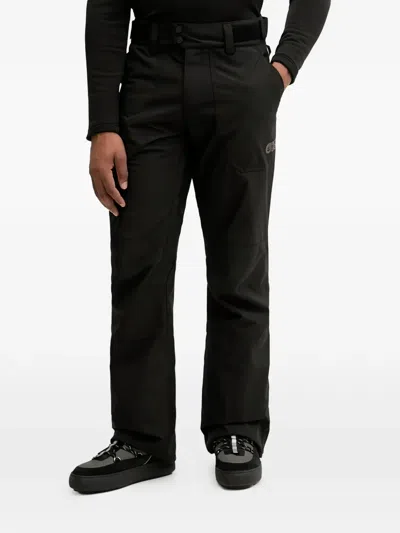 Picture 플랜 로고 스트레이트 스키 팬츠 In Black