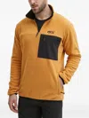 Picture 지퍼 포켓 스웨터 In Orange
