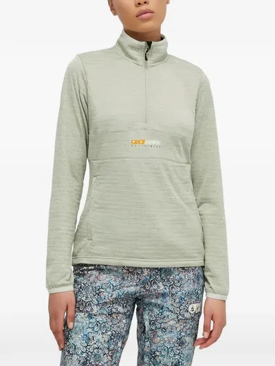 Picture 집업 탑 In Green