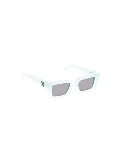 Pre-owned Piece Of White Sunglasses In White