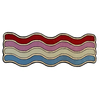 Pre-owned Pieces 4 Stripe Runner In Brite In Brown