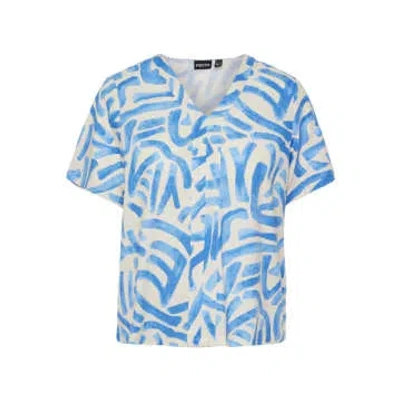 Pieces Arlem Shirt In Blue