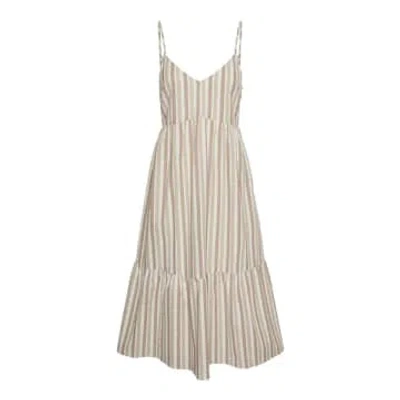 Pieces Caitlyn Dress In Neutral