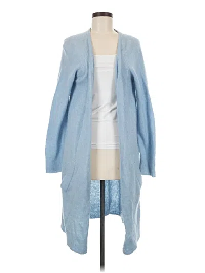 Pre-owned Pieces Cardigan Sweater In Blue
