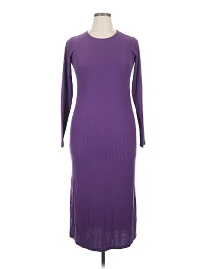 Pre-owned Pieces Casual Dress In Purple